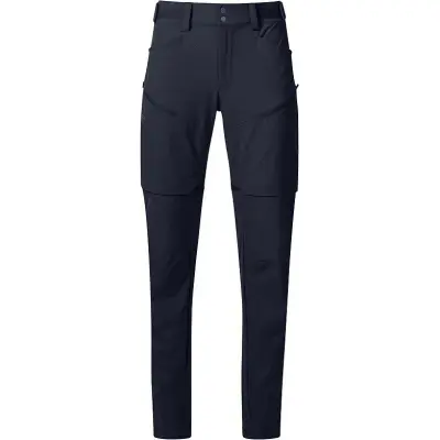 Bergans Convertible Zip-Off Softshell Pants Women Navy Blue