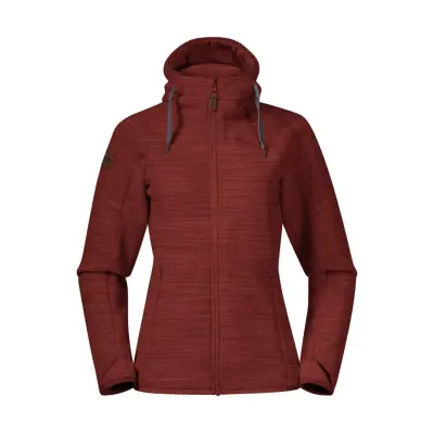 Bergans Hareid Fleece Jacket Women Chianti Red - XS