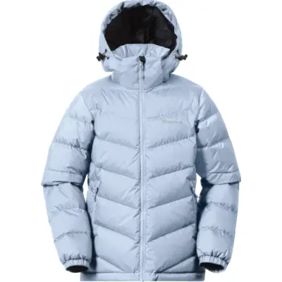 Bergans Juniors' Warm Down Jacket Unisex Cool Blue
