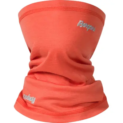 Bergans Juniors' Bergans Wool Neck Warmer Peachy Red