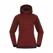 Bergans Kamphaug Knitted Hoodie Women Chianti Red