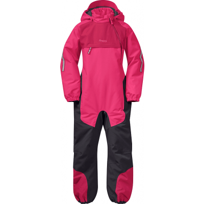 Bergans Kid's Lilletind Insulated Coverall Raspberry Pink/Raspberry Red