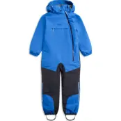 Bergans Kid's Lilletind Insulated Shell Coverall Olympic Blue/dark Shadow Grey