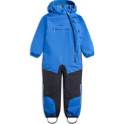 Bergans Kids' Lilletind Insulated Shell Coverall Olympic Blue/dark Shadow Grey