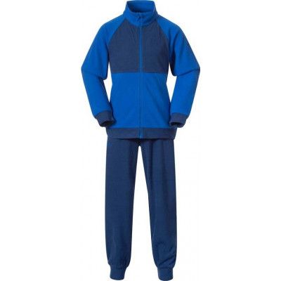 Bergans Kids' Smådøl V5 Longzip Set Space Blue/Lazuli Blue