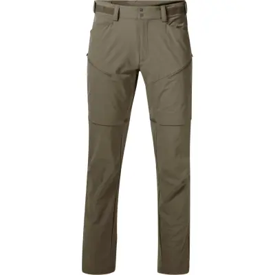 Bergans Men's Convertible Zip-Off Softshell Pants Green Mud