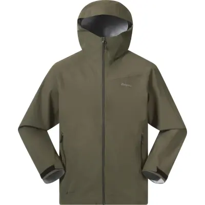 Bergans Men's Essentials 2.5l Shell Jacket Dark Green Mud