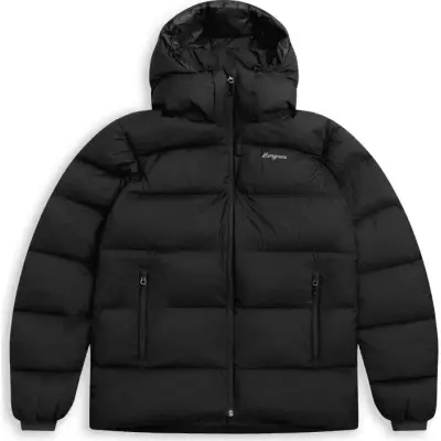 Bergans Men's Lava Warm Down Jacket With Hood Black/solid Grey