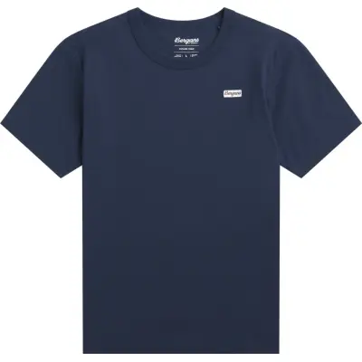 Bergans Men's Logo Cotton Tee Navy Blue