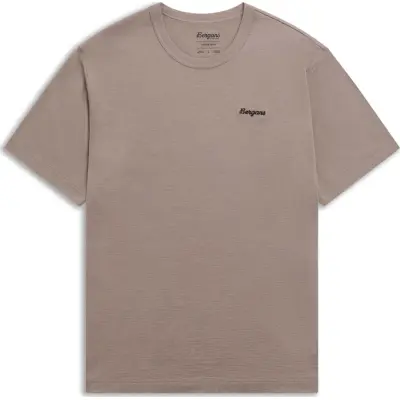 Bergans Men's Logo Merino Tee Rock Taupe