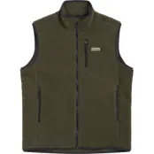 Bergans Men's Lunnan Pile Fleece Vest Pine Forest