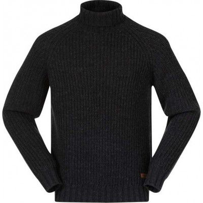 Bergans Men's Nordmarka Merino High Neck Jumper Dark Shadow Grey
