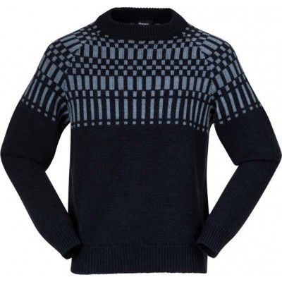 Bergans Men's Nordmarka Merino Jumper Navy Blue/Husky Blue