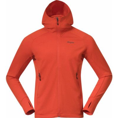 Bergans Men's Rabot Merino Tech Midlayer Hoodie Lava