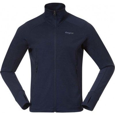 Bergans Men's Rabot Merino Tech Midlayer Jacket Navy Blue