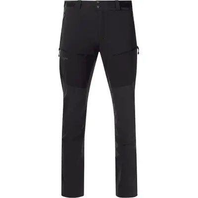 Bergans Men's Rabot Softshell Pants Black/dark Shadow Grey