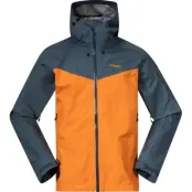 Bergans Men's Skarlight 3L Shell Jacket Cloudberry Yellow/Orion Blue