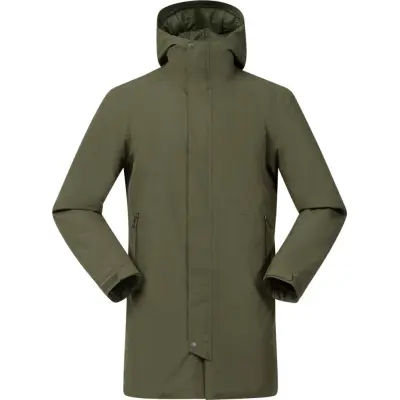 Bergans Men's Urban Insulated Shell Coat  Dark Green Mud