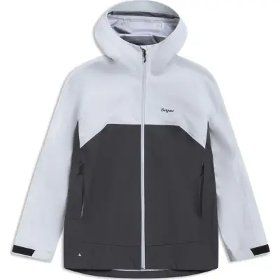 Bergans Men's Vaagaa 3L Shell Jacket Pearl Grey/Dark Shadow Grey