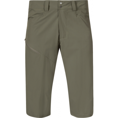 Bergans Men's Vandre Light Softshell Long Shorts Green mud