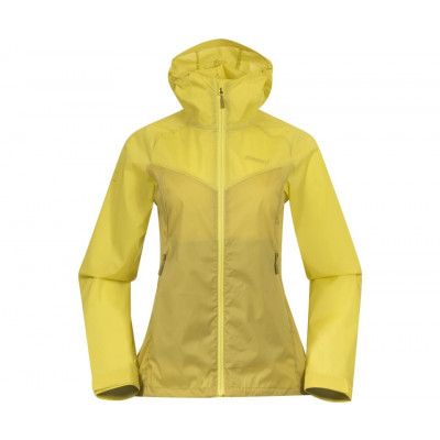 Bergans Microlight Jacket Women Light Olive Green/Pineapple