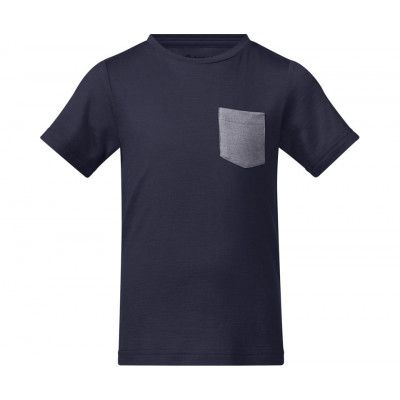 Bergans Myske Wool Tee Kids Navy Blue