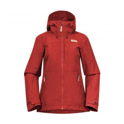 Bergans Nordmarka Leaf Light Wind Jacket Women Dark Brick