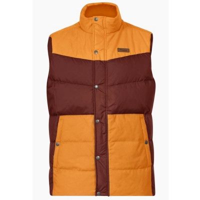 Bergans Nordmarka Outdoor Down Vest Men Amarone Red/Golden Field