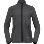 Bergans Nordmarka ReWool Pile Midlayer Jacket Wo Solid Dark Grey/Dark Shadow Grey