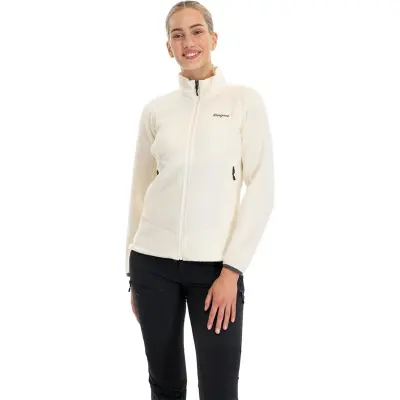 Bergans Rabot Merino Fleece Midlayer Jacket Wome Vanilla White