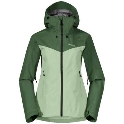 Bergans Skar Light 3L ShellJacket Women Light Jade Green/Dark Jade Green