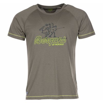 Bergans Tee, Greenmud/Sproutgreen/Seaweed, S,  T-Shirts
