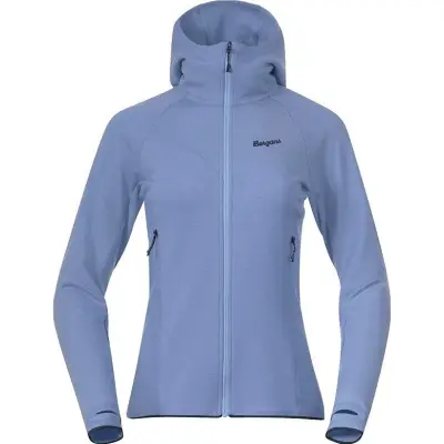 Bergans Tind Merino Hood Jacket Women Blueberry Milk Blueberry Milk M