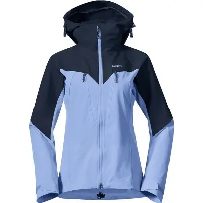 Bergans Tind Softshell Jacket Women Blueberry Milk/Navy Blue Blueberry Milk/Navy Blue L