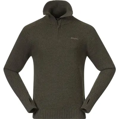 Bergans Ulriken Jumper Men Dark Green Mud Dark Green Mud L