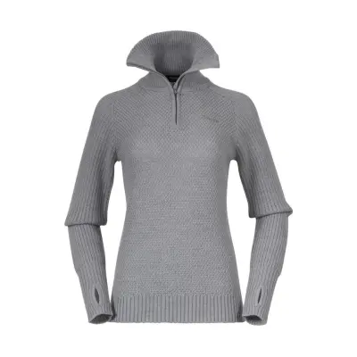 Bergans Ulriken Jumper Women Magnesium Grey Magnesium Grey S