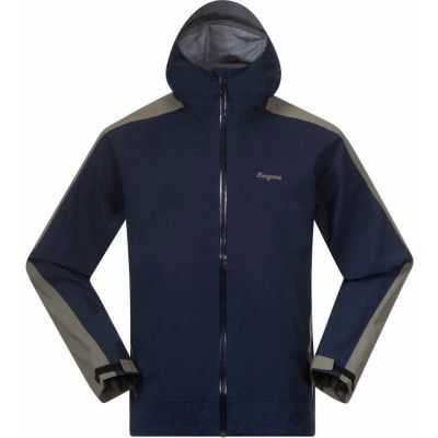 Bergans Men's Vaagaa Allround 3L Shell Jacket Navy Blue/Green Mud