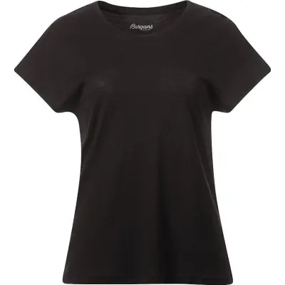 Bergans Whenever Merino Tee Women Black Black L