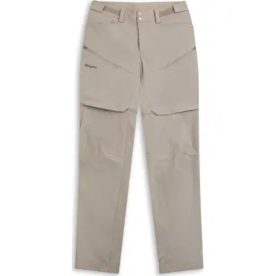 Bergans Women's Convertible Zip-Off Softshell Pants Rock Taupe