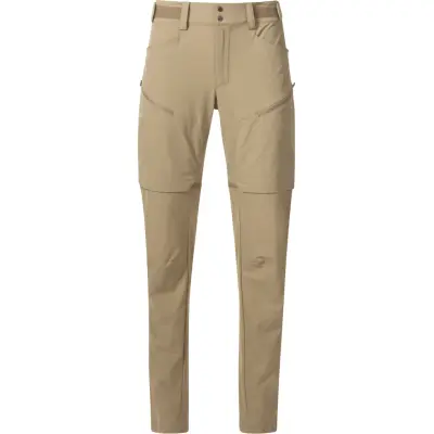 Bergans Women's Convertible Zip-Off Softshell Pants Warm Sand