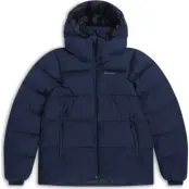 Bergans Women's Lava Warm Down Jacket With Hood Navy Blue/solid Grey