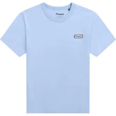 Bergans Women's Logo Cotton Tee Cool Blue