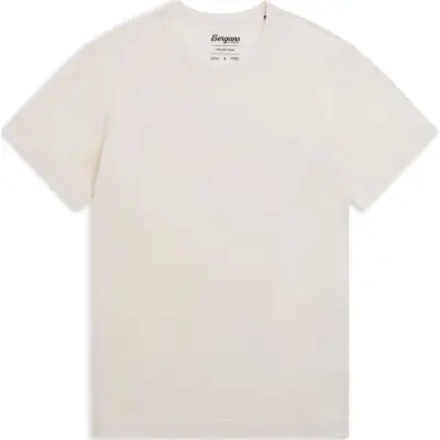 Bergans Women's Logo Merino Tee Vanilla White