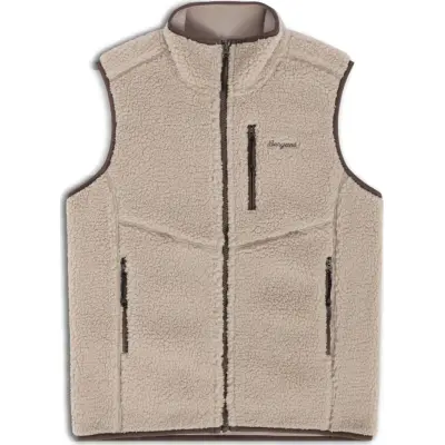 Bergans Women's Lunnan Pile Fleece Vest Coastal Sand