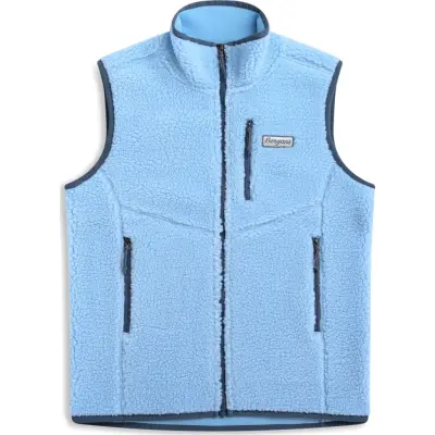 Bergans Women's Lunnan Pile Fleece Vest Cool Blue