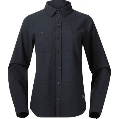Bergans Women's Nordmarka Flannel Shirt Navy Blue