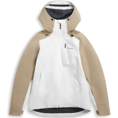 Bergans Women's Oppdal Insulated Shell Jacket Arctic White/sandstone