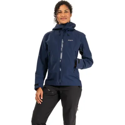 Bergans Women's Rabot Alpine 3L Shell Jacket Navy Blue