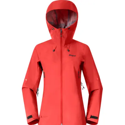 Bergans Women's Rabot Light 3L Shell Jacket Peachy Red