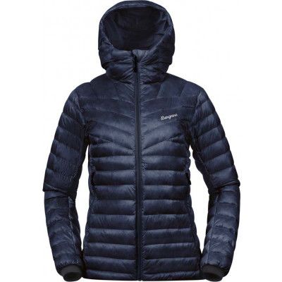 Bergans Women's Rabot Light Down Jacket Hood Navy Blue
